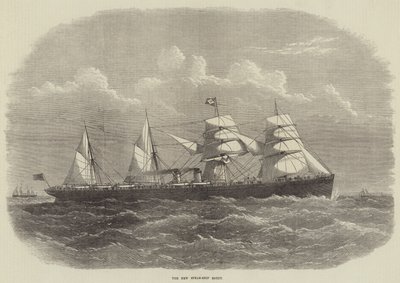 Het nieuwe stoomschip Egypte door Edwin Weedon